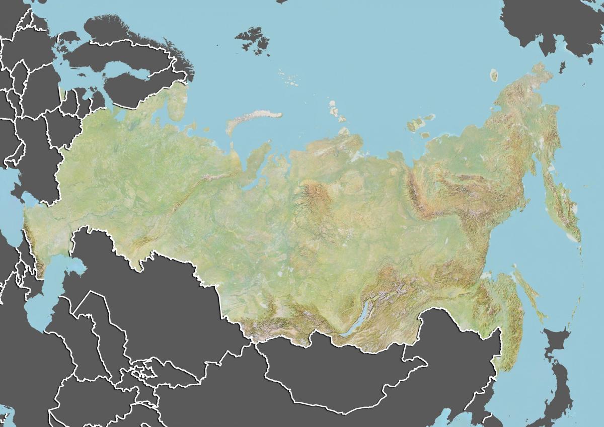 mapa Kazachstanu geografia