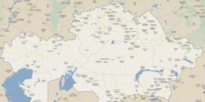 Mapę Kazachstan droga